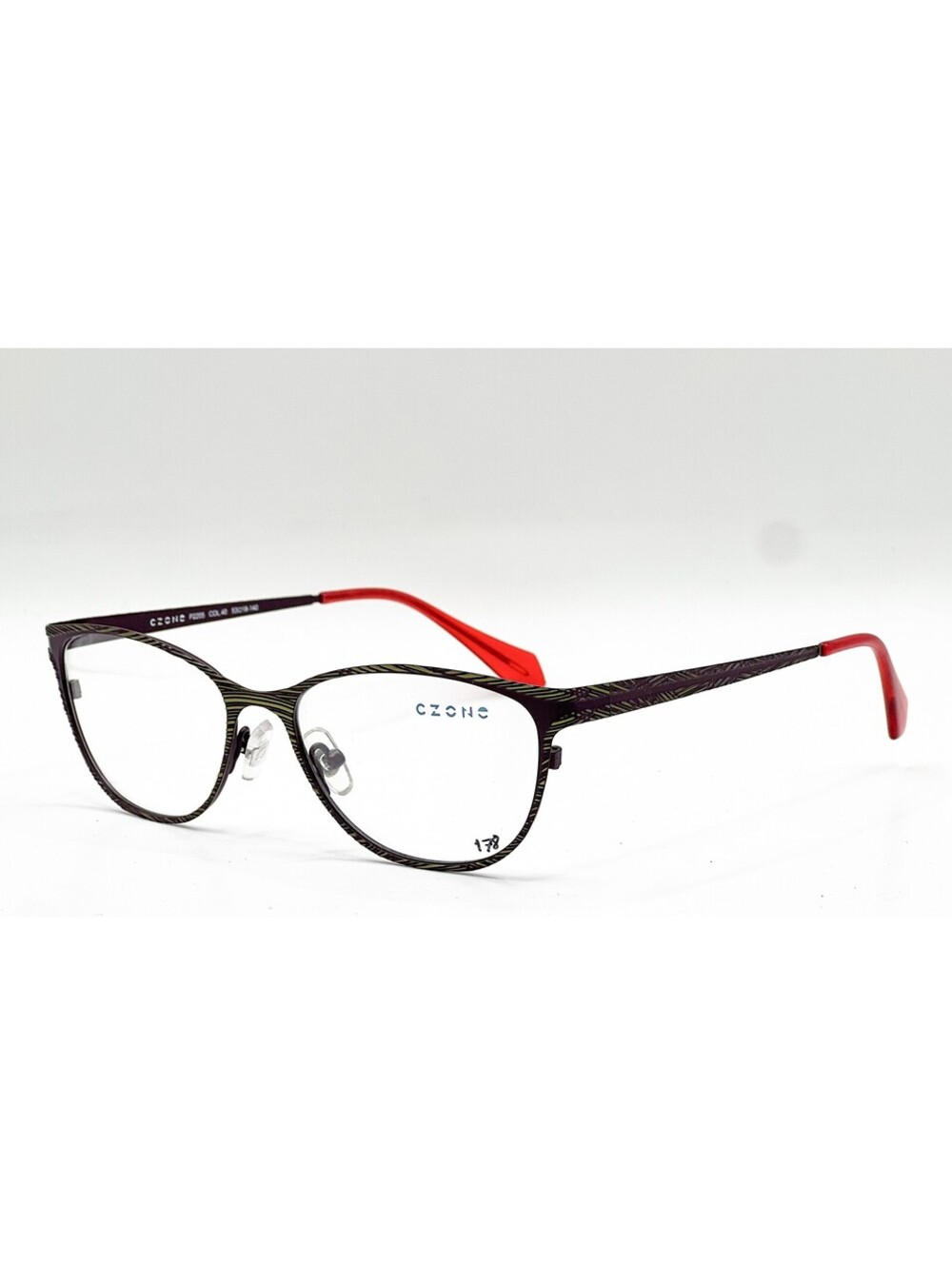 Czone P2205 40 Purple/Lime Authentic Eyeglasses 53-18-140